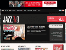 Tablet Screenshot of jazz.fm
