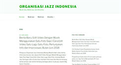 Desktop Screenshot of jazz.or.id